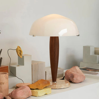 HERMAN MODERNE TAFLLAMP MET HOUTEN DETAILS