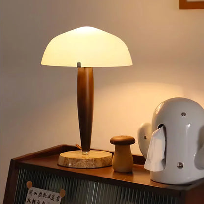 HERMAN MODERNE TAFLLAMP MET HOUTEN DETAILS