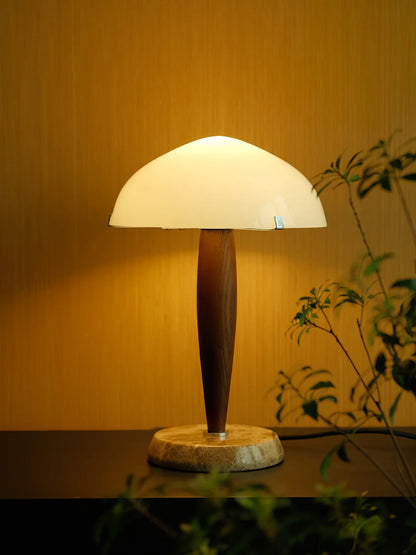 HERMAN MODERNE TAFLLAMP MET HOUTEN DETAILS