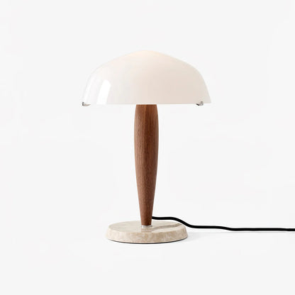 HERMAN MODERNE TAFLLAMP MET HOUTEN DETAILS