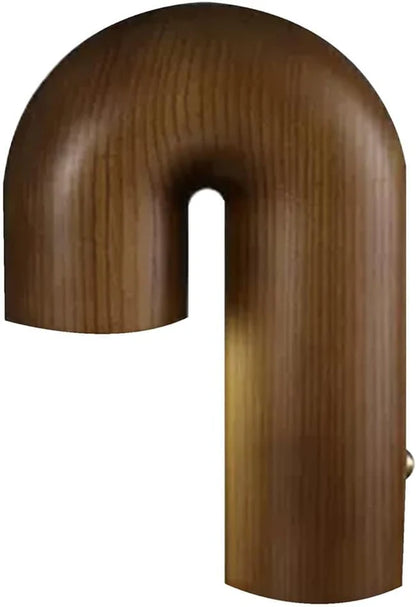 LUXE HOUT MODERNE KUNST LAMP